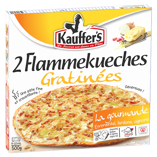 Flammekueche gratinée
